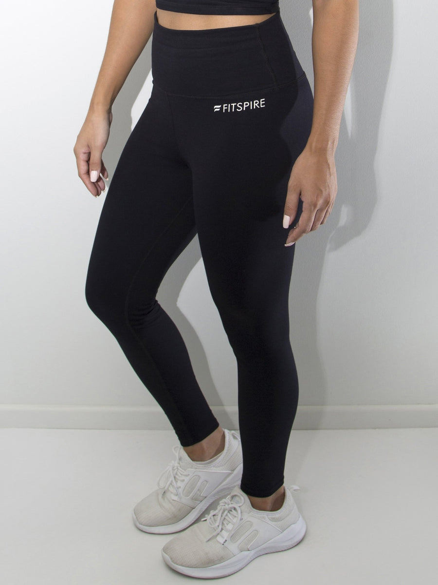 Faith High Waisted Leggings - Black  Australian Activewear for Women –  Fitspire Active